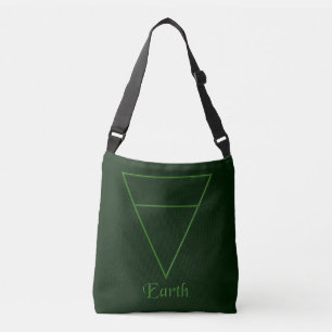 Symbol für Pagan-Elemente Tragetaschen Mit Langen Trägern