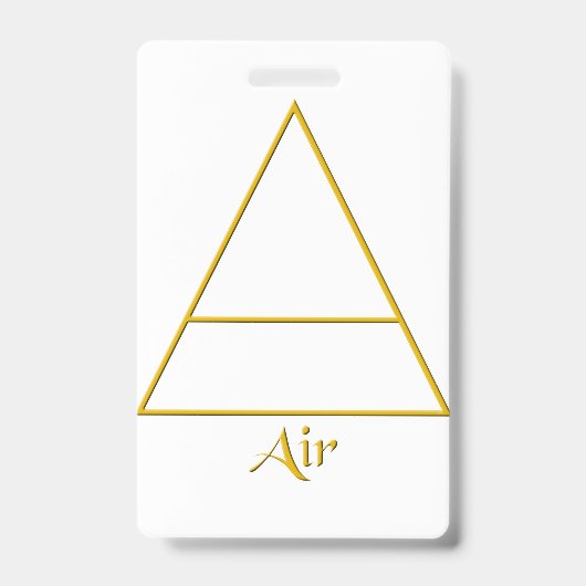 Symbol für Pagan-Luftelement Ausweis (Vorderseite)