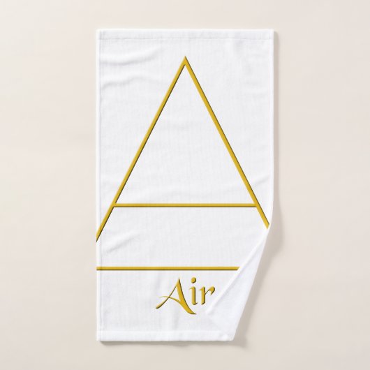 Symbol für Pagan-Luftelement Badhandtuch Set (Handtuch)