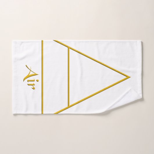 Symbol für Pagan-Luftelement Badhandtuch Set (Handtuch)