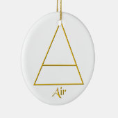 Symbol für Pagan-Luftelement Keramikornament (Rechts)