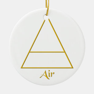 Symbol für Pagan-Luftelement Keramikornament