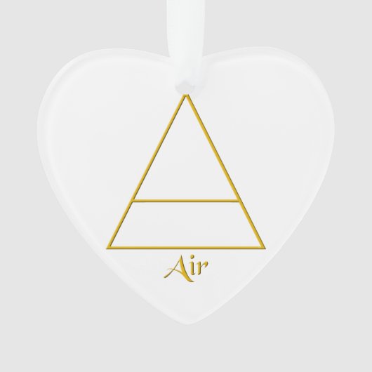 Symbol für Pagan-Luftelement Ornament (Vorderseite)