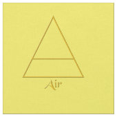 Symbol für Pagan-Luftelement Stoff (Nahaufnahme)