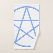 Symbol für Pagan-Pentagramm Badhandtuch Set (Handtuch)