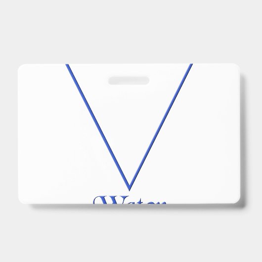 Symbol für Pagan-Wasserelement Ausweis (Vorderseite)