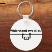 Symbol für Physik Widerstand Schlüsselanhänger (Vorderseite)