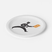 Symbol für Postversand-Teller Pappteller (Schrägansicht)