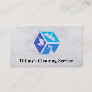 Symbol für Reinigungsdienste   Maid Visitenkarte