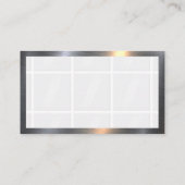 Symbol für Reinigungsservice | Vakuum | Sprühflasc Visitenkarte (Rückseite)