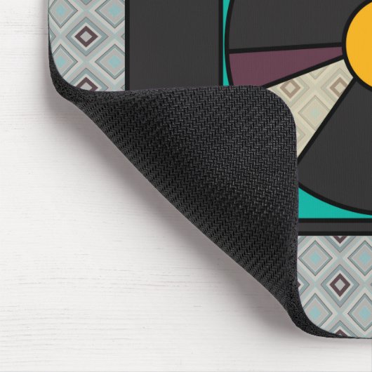 Symbol für Retro-Record-Player Mousepad (Ecke)