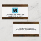 Symbol für Rohrsystem | Klempner Visitenkarte (Vorne/Hinten)