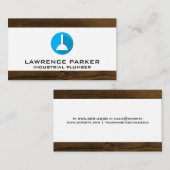 Symbol für Rohrsystem | Plunger Visitenkarte (Vorne/Hinten)