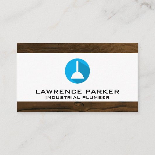 Symbol für Rohrsystem | Plunger Visitenkarte (Vorderseite)