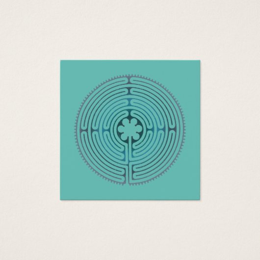 Symbol für Sacred Geometry - Chartres Labyrinth 1 (Vorderseite)