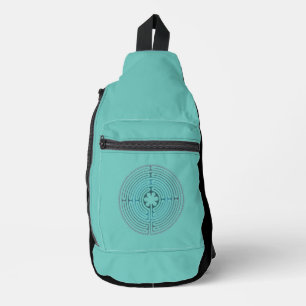 Symbol für Sacred Geometry - Chartres Labyrinth 1 Crossbody Bag