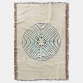 Symbol für Sacred Geometry - Chartres Labyrinth 1 Decke (Vorderseite Vertikal)