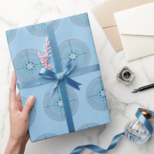 Symbol für Sacred Geometry - Chartres Labyrinth 1 Geschenkpapier