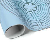 Symbol für Sacred Geometry - Chartres Labyrinth 1 Geschenkpapier (Rolleneckpunkt)