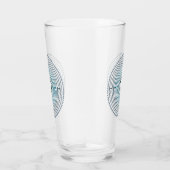 Symbol für Sacred Geometry - Chartres Labyrinth 1 Glas (Rechts)