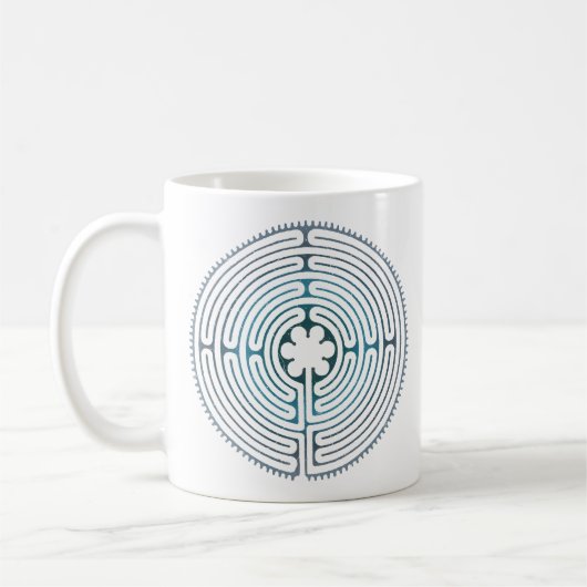 Symbol für Sacred Geometry - Chartres Labyrinth 1 Kaffeetasse (Links)
