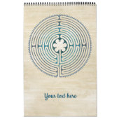 Symbol für Sacred Geometry - Chartres Labyrinth 1 Kalender (Titelbild)