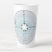 Symbol für Sacred Geometry - Chartres Labyrinth 1 Milchtasse (Vorderseite)