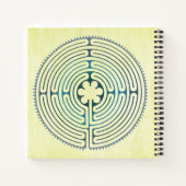Symbol für Sacred Geometry - Chartres Labyrinth 1 Notizblock (Rückseite)