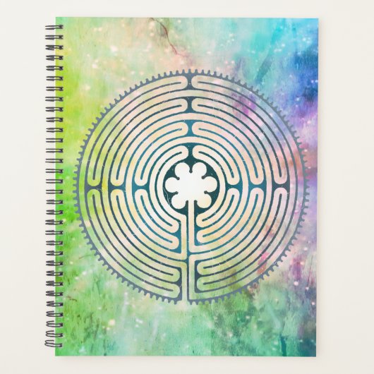 Symbol für Sacred Geometry - Chartres Labyrinth 1 Planer (Vorderseite)