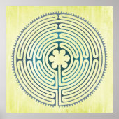 Symbol für Sacred Geometry - Chartres Labyrinth 1 Poster (Vorne)