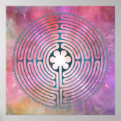 Symbol für Sacred Geometry - Chartres Labyrinth 1 Poster (Vorne)