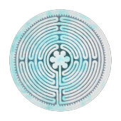 Symbol für Sacred Geometry - Chartres Labyrinth 1 Schneidebrett (Vorderseite)