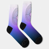 Symbol für Sacred Geometry - Chartres Labyrinth 1 Socken (Rechts)