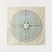 Symbol für Sacred Geometry - Chartres Labyrinth 1 Wandteppich (Vorderseite (Horizontal))