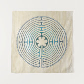 Symbol für Sacred Geometry - Chartres Labyrinth 1 Wandteppich (Vorderseite)