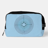 Symbol für Sacred Geometry - Chartres Labyrinth 1 Waschbeutel (Rückseite)