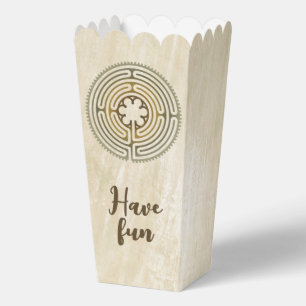 Symbol für Sacred Geometry - Chartres Labyrinth 4 Geschenkschachtel