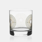 Symbol für Sacred Geometry - Chartres Labyrinth 4 Whiskyglas (Rechts)