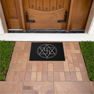 Symbol für Sacred Geometry-Schutz Fußmatte
