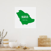 Symbol für Saudi Arabien Poster (Küche)