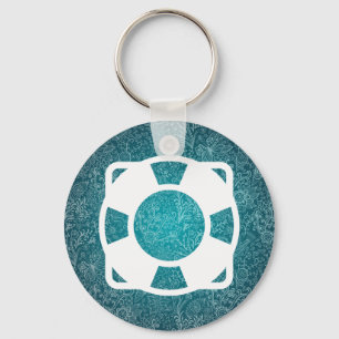 Symbol für schwimmende Lebensläufe Schlüsselanhänger