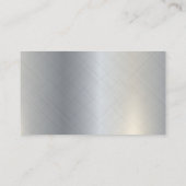 Symbol für Sicherheitskamera | Metallischer Hinter Visitenkarte (Rückseite)