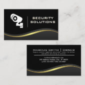 Symbol für Sicherheitskamera Visitenkarte (Vorne/Hinten)