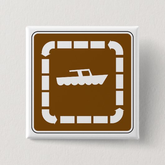 Symbol für Startbereich des Bootes Button (Vorderseite)