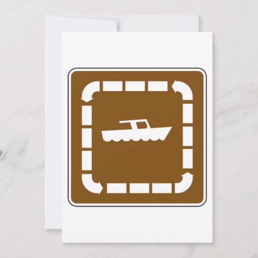 Symbol für Startbereich des Bootes Einladung (Vorderseite)