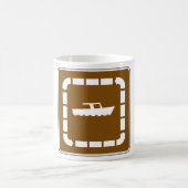 Symbol für Startbereich des Bootes Kaffeetasse (Mittel)