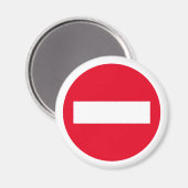 Symbol für STOP-Zeichen Geben Sie keinen benutzerd Magnet (Vorderseite/Rückseite)