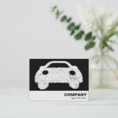 Symbol für Straßenfahrzeuge Visitenkarte (Stehend Vorderseite)