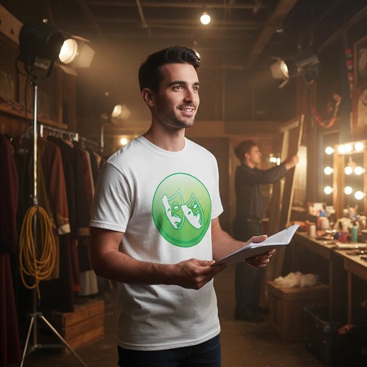 Symbol für Theatermaske T-Shirt