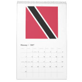 Symbol für Trinidad und Tobago Kalender (Feb 2027)